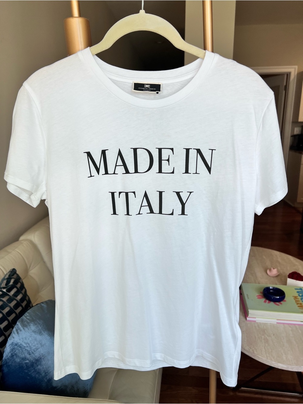 Made in Italy White Graphic Tee